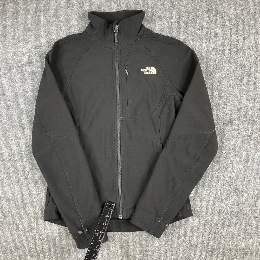 The North Face Jacket Womens Small Black Full Zip Fleece Outdoor Coat